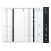 Bloc-notes de réunion simple pour les entreprises (Devant)