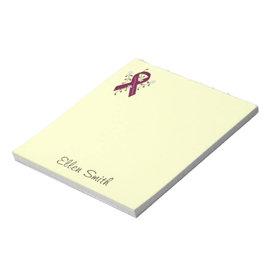 Bloc-notes de sensibilisation à l'neurysme (Tourné)