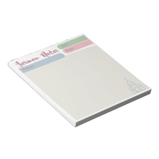 Bloc-notes de série (Incliné)