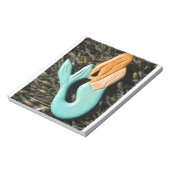 bloc-notes de sirène à queue bleue (Tourné)