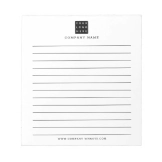 Bloc-notes de société à lignes noires pour promoti