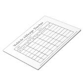 Bloc-notes de suivi de kilométrage de véhicule (Incliné)