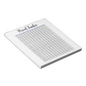 Bloc-notes de suivi de période (Incliné)