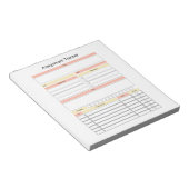 Bloc-notes de suivi des affectations (Incliné)