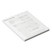 Bloc-notes de suivi des points (Incliné)