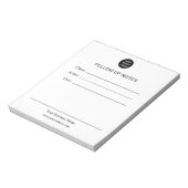 Bloc-notes de suivi personnalisé (Tourné)