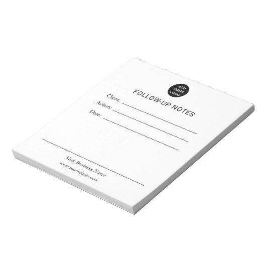 Bloc-notes de suivi personnalisé (Tourné)