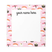 Bloc-notes de sushi personnalisé (Devant)