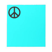 Bloc-notes de symbole de paix (Devant)