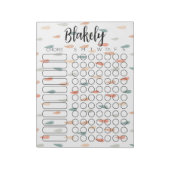 Bloc-notes de tableau de tâches (Tourné)