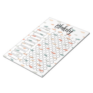 Bloc-notes de tableau de tâches