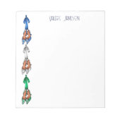 Bloc-notes de talons de Stiletto personnalisée Gla (Devant)