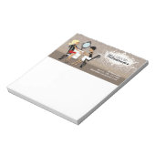 Bloc-notes de technicien d'ongles personnalisable (Tourné)