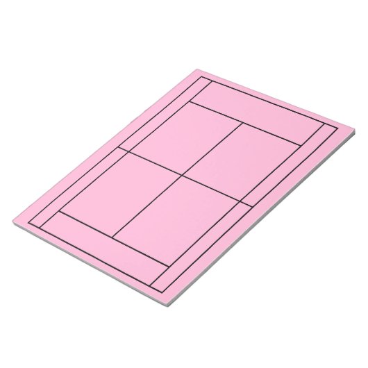 Bloc-notes de tennis (Incliné)