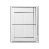 Bloc-notes de tennis (Tourné)