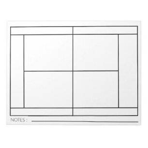 Bloc-notes de tennis