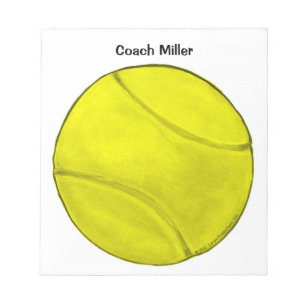 Bloc-notes de tennis personnalisé