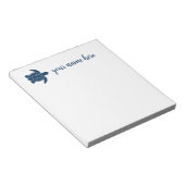 Bloc-notes de tortue personnalisée (Incliné)