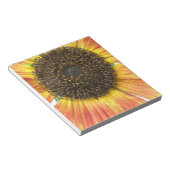 Bloc-notes de tournesol orange (Incliné)