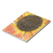 Bloc-notes de tournesol orange (Tourné)