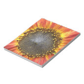 Bloc-notes de tournesol rouge et jaune (Tourné)