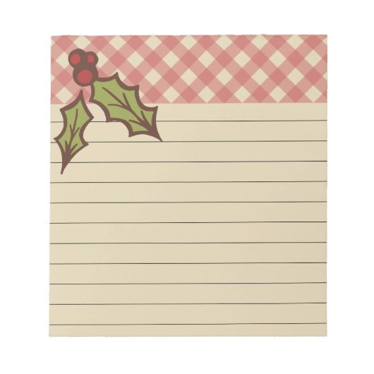 Bloc-notes de vacances rustique (Devant)