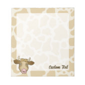 Bloc-notes de vache surpris (Devant)