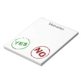 Bloc-notes de validation (Tourné)