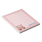 Bloc-notes de voiture en forme de cochon de dessin (Incliné)