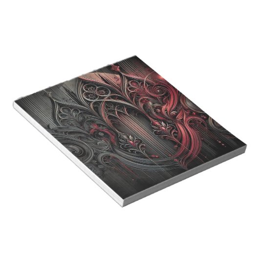 Bloc-notes d'élégance gothique (Incliné)