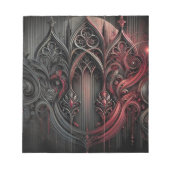 Bloc-notes d'élégance gothique (Devant)