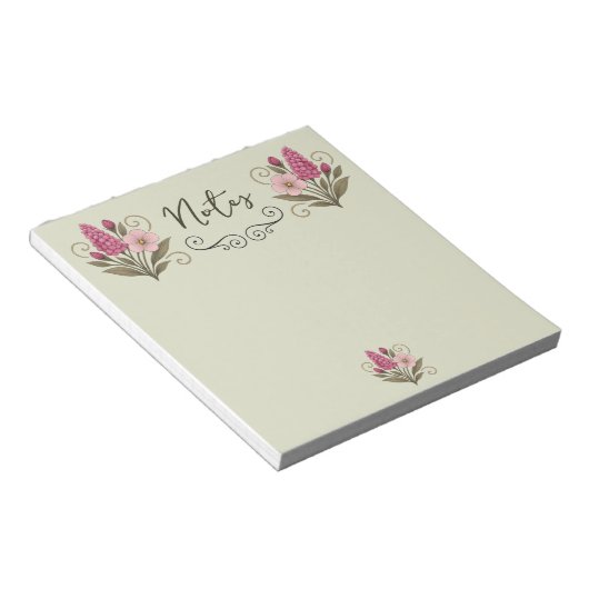 Bloc-notes Delicate Flower Notepad (Incliné)
