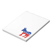 Bloc-notes Démocrate Donkey (Tourné)