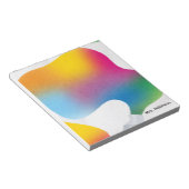 Bloc-notes d'enseignant Couleurs arc-en-ciel de ge (Incliné)