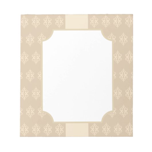 Bloc-notes dentelle vintage (Devant)