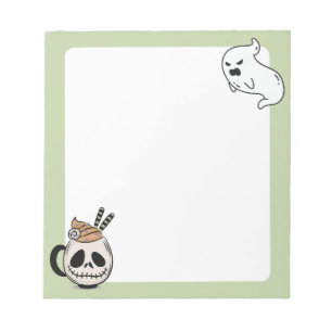 Bloc-notes déplaisant Kawaii Ghoul Mug et Ghost