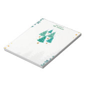 Bloc-notes des arbres de Noël Clean Green (Tourné)