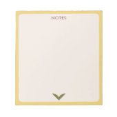 bloc-notes design moderne (Devant)