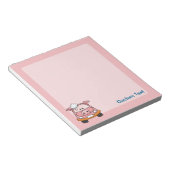 Bloc-notes Dessin Animé Cochon Lavage Auto (Incliné)