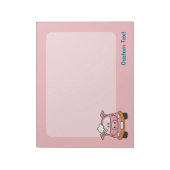 Bloc-notes Dessin Animé Cochon Lavage Auto (Tourné)