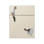 Bloc-notes - Deux chats et une ligne (Tourné)