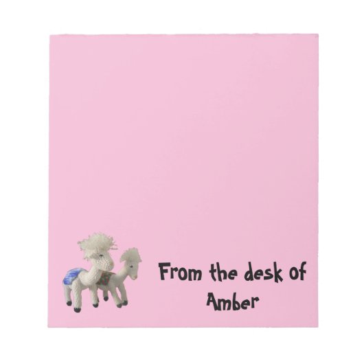 Bloc-notes - Deux poupées Alpaca (Devant)