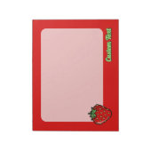 Bloc-notes d'icône de fraise (Tourné)