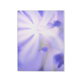 Bloc-notes d'impression floral pourpre (Tourné)