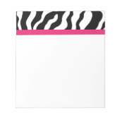 Bloc-notes d'impression Zebra (Devant)