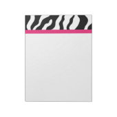 Bloc-notes d'impression Zebra (Tourné)