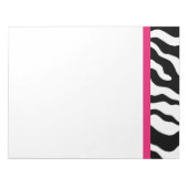 Bloc-notes d'impression Zebra (Devant)
