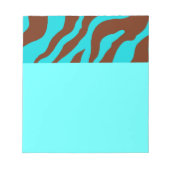 Bloc-notes d'impression Zebra (Devant)