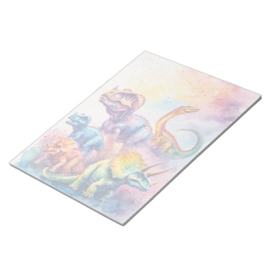 Bloc-notes dinosaure mignon (Incliné)