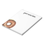 Bloc-notes donut personnalisé (Tourné)